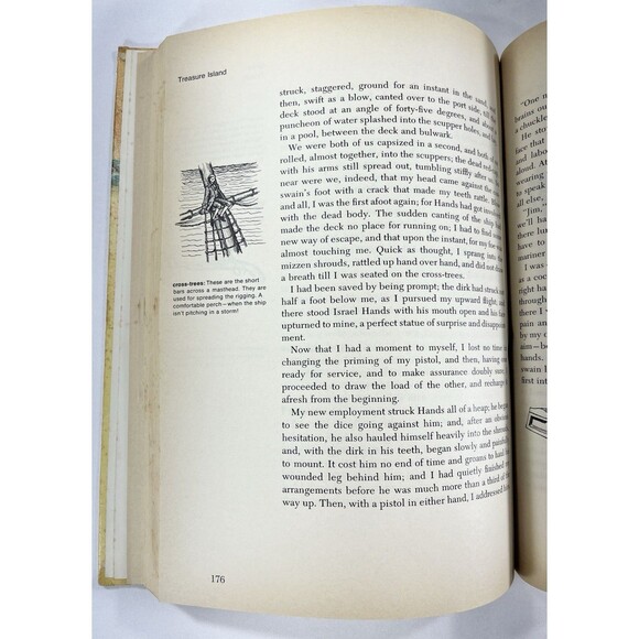 Treasure Island by Robert Louis Stevenson 1968 Educator Classic Library Vol 1 - Picture 6 of 11